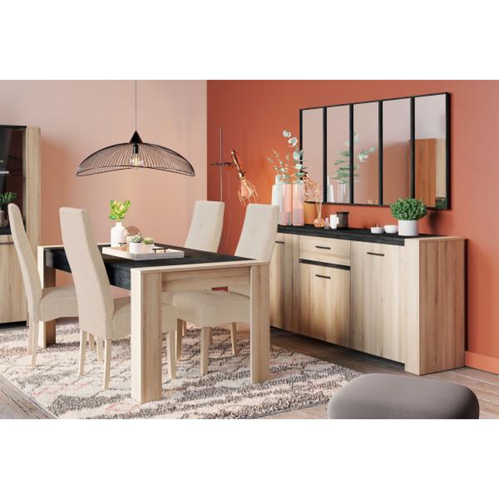 Demeyere Ensemble table et buffet - sheffield - chene kronberg / sidewalk - demeyere