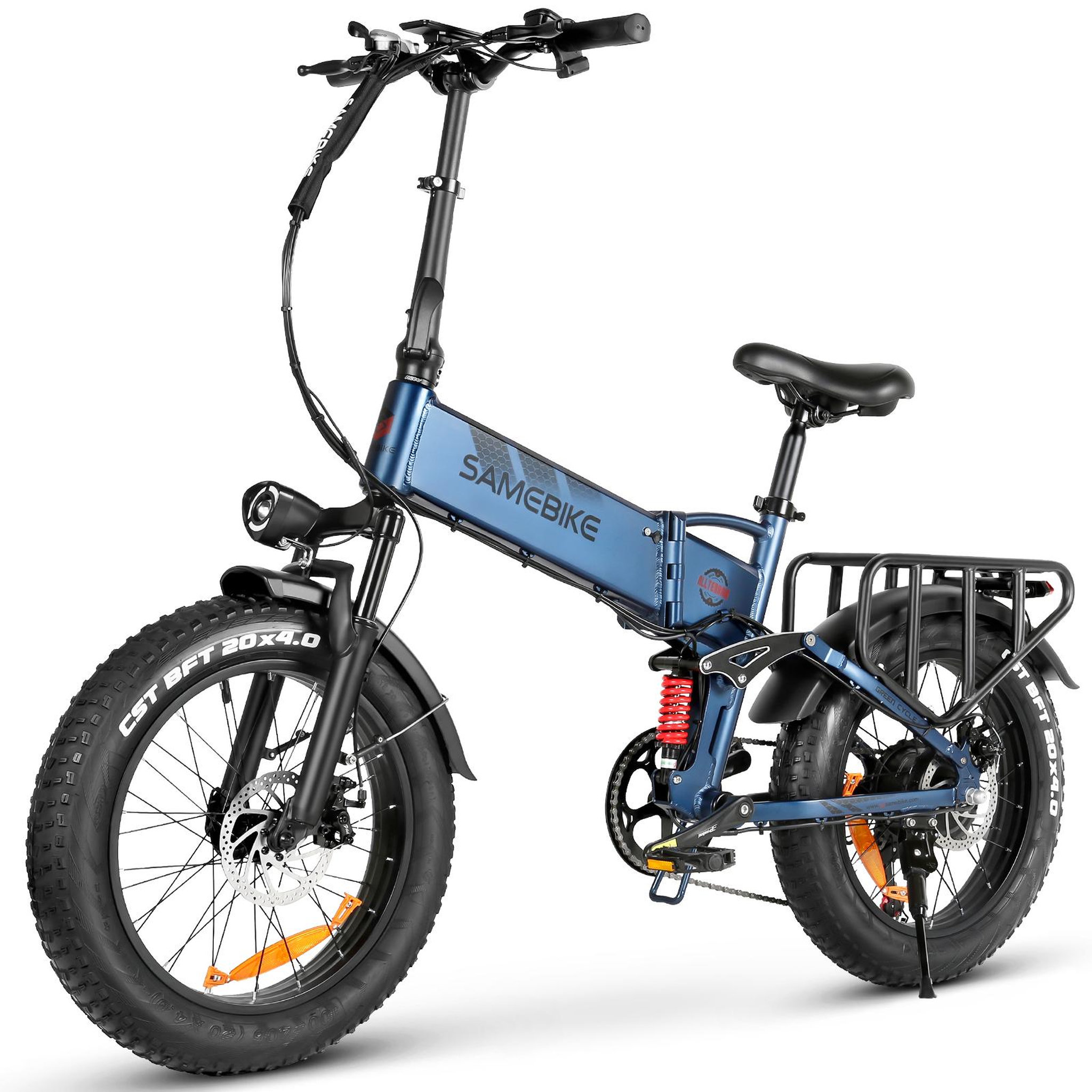 Voir la diapositive 3 : SAMEBIKE Vélo électrique pliable SameBike RS-A02 Pro