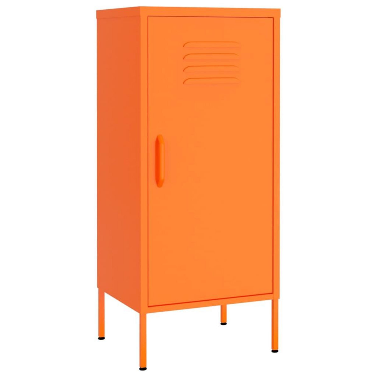 VIDAXL Armoire de rangement Orange 42,5x35x101,5 cm Acier