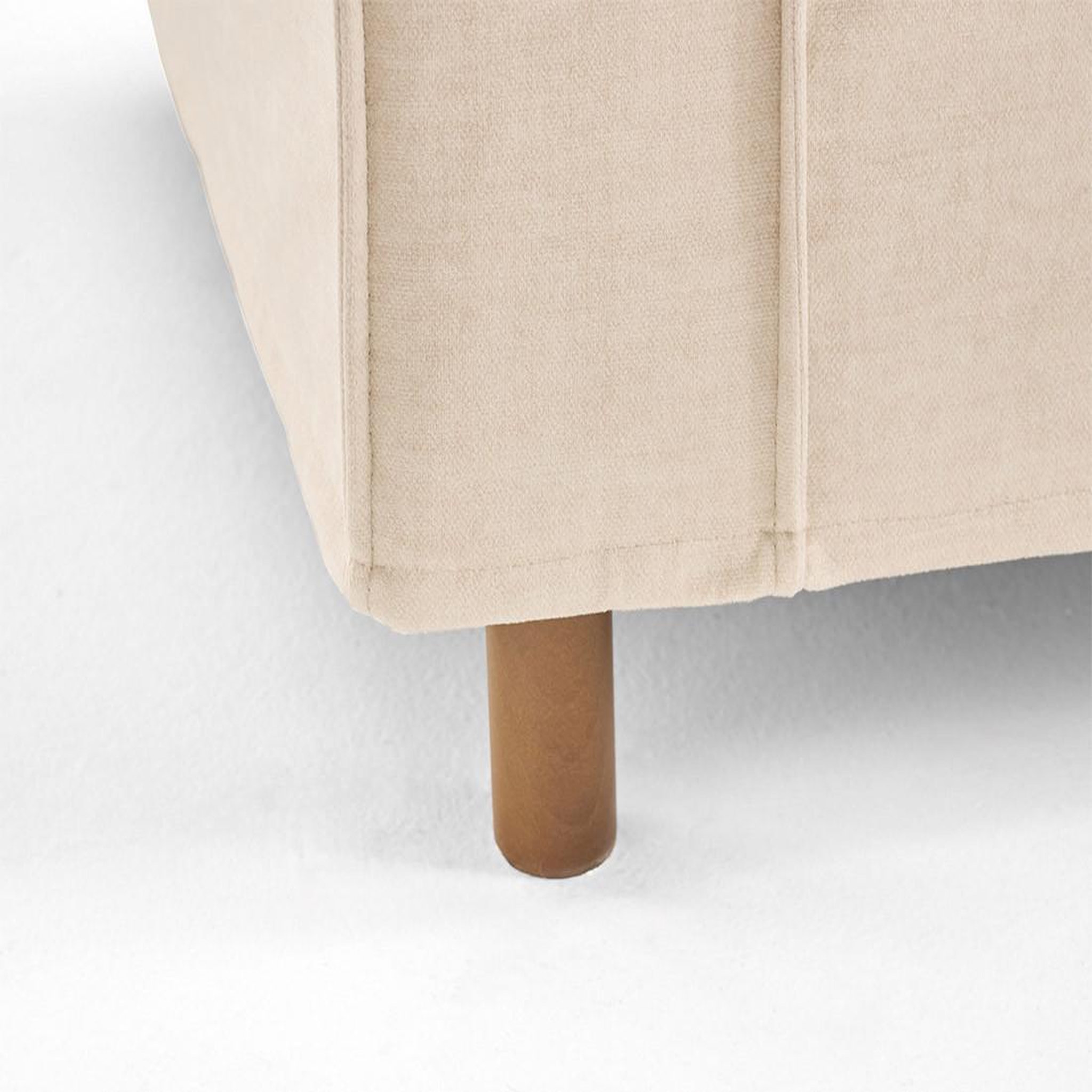 Voir la diapositive 2 : LISA DESIGN Jake - canapé déhoussable d'angle droit 5 places en velours