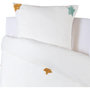 Voir la diapositive 3 : ATMOSPHERA Housse de couette enfant 140x200 Motif en relief + taie 100% coton 57 fils