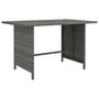 Voir la diapositive 3 : VIDAXL Salon de jardin 10 pcs avec coussins Resine tressee Gris
