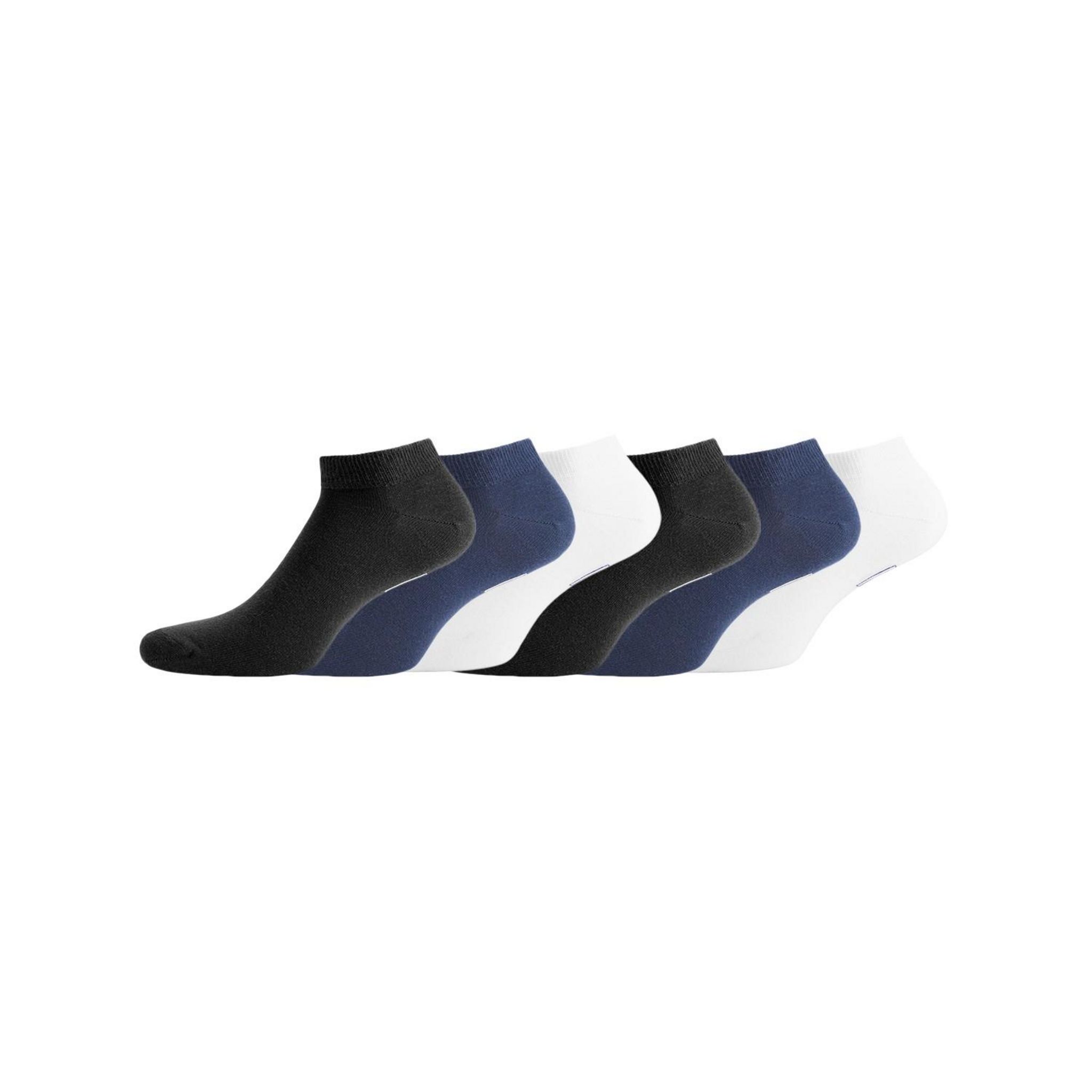 SERGE BLANCO Lot de 6 Paires de Chaussettes. Coloris disponibles : Noir