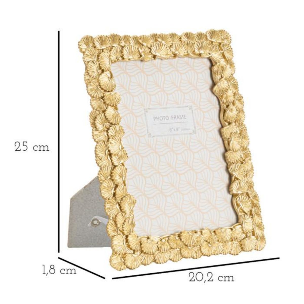 Paris Prix Cadre Photo Déco Feuilles  Tame  15x20cm Or