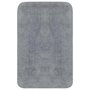 Voir la diapositive 2 : VIDAXL Tapis de salle de bain 2 pcs Tissu Gris