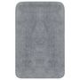 Voir la diapositive 2 : VIDAXL Tapis de salle de bain 2 pcs Tissu Gris
