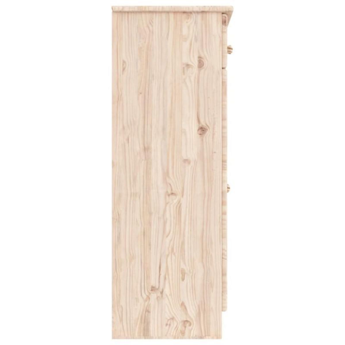 VIDAXL Armoire à chaussures ALTA 77x35x96 cm bois massif de pin