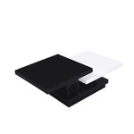 Habitat et Jardin Table basse  Zen  - 141,5 x 75 x 30 cm - Noir/Blanc