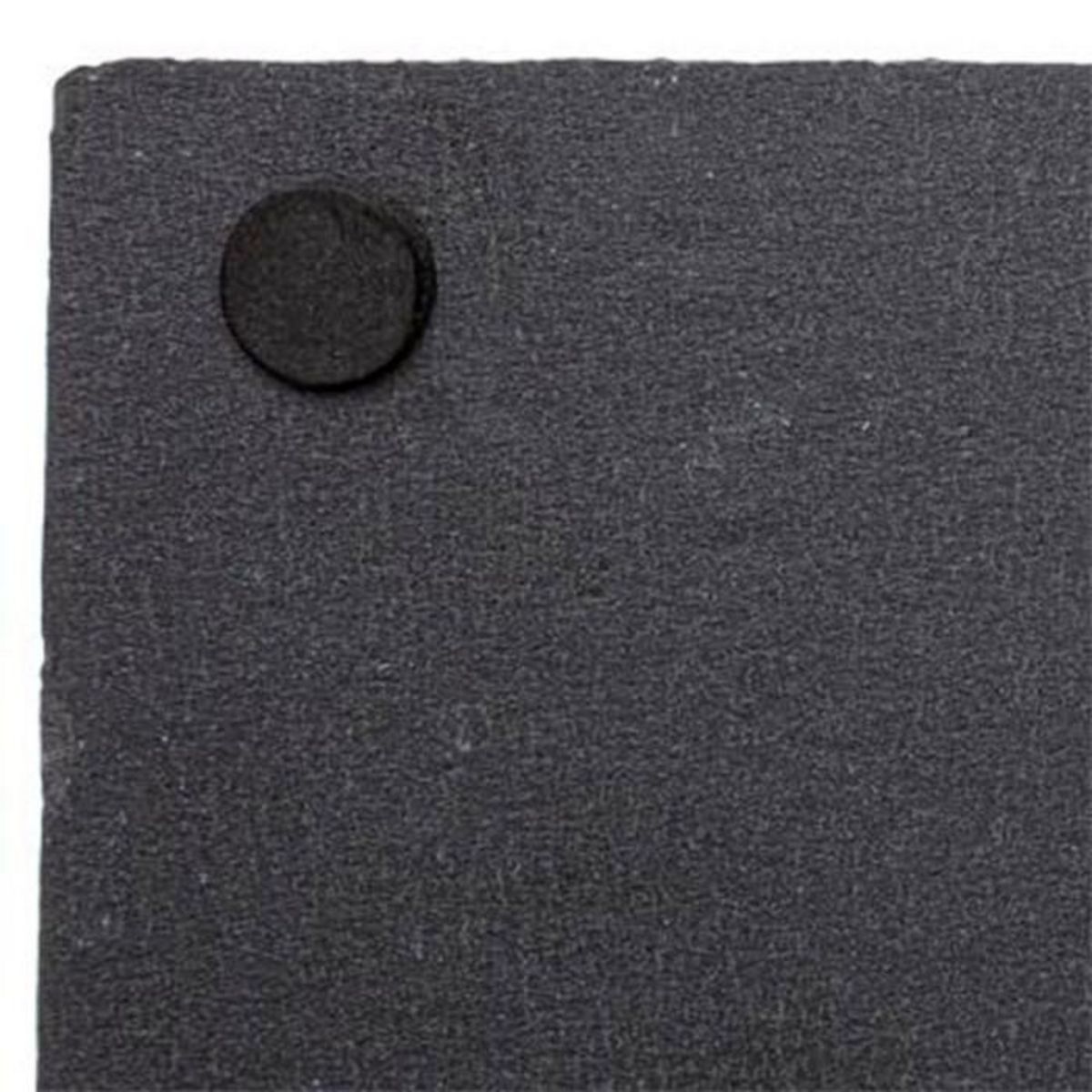 SECRET DE GOURMET Lot de 6 Assiettes Plates  Ardoise II  30cm Gris