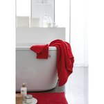 TODAY Tapis de bain uni en polyester 1500G/M²  BUBBLE. Coloris disponibles : Blanc, Rouge