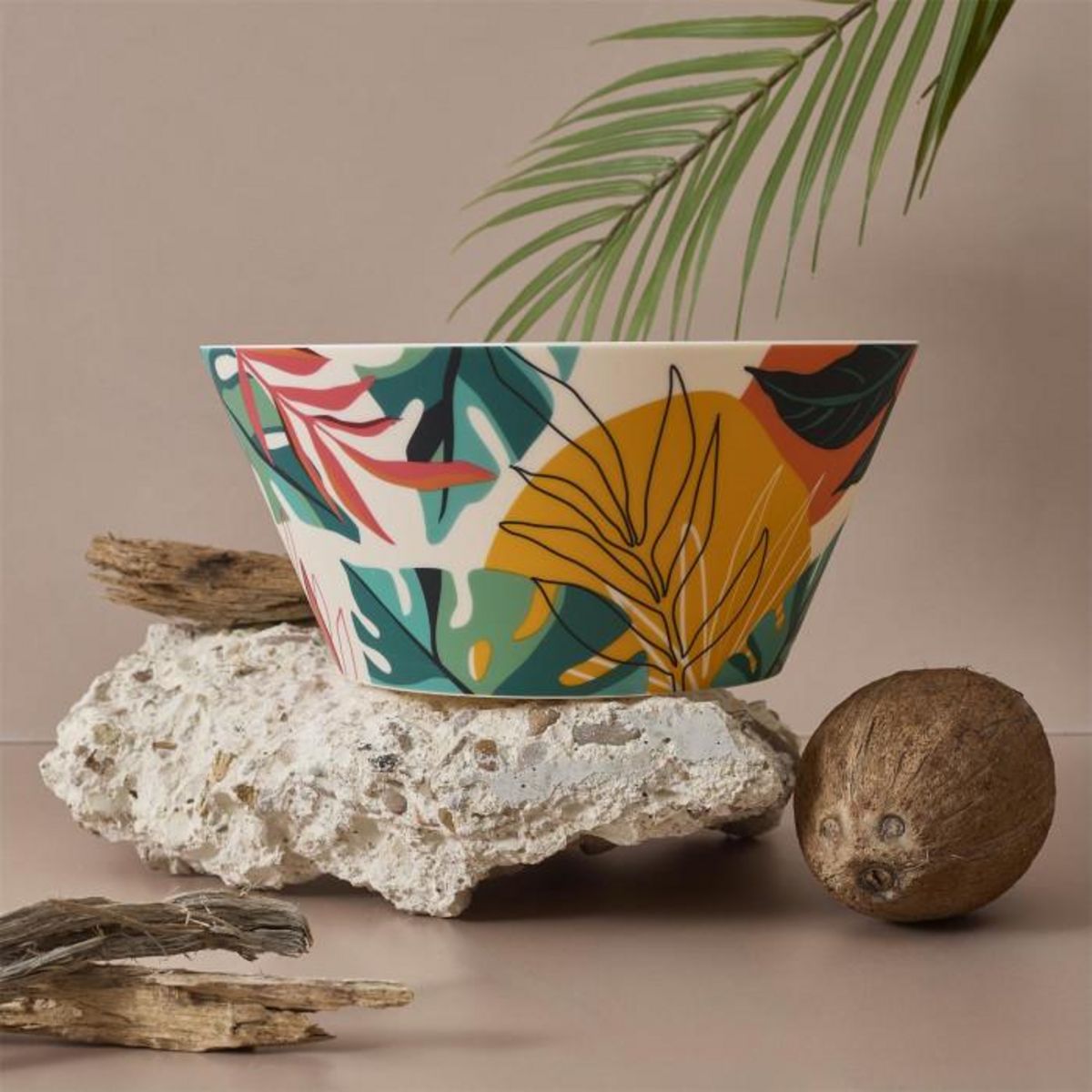 Paris Prix Saladier Réutilisable  Paradis Exotique  25cm Multicolore