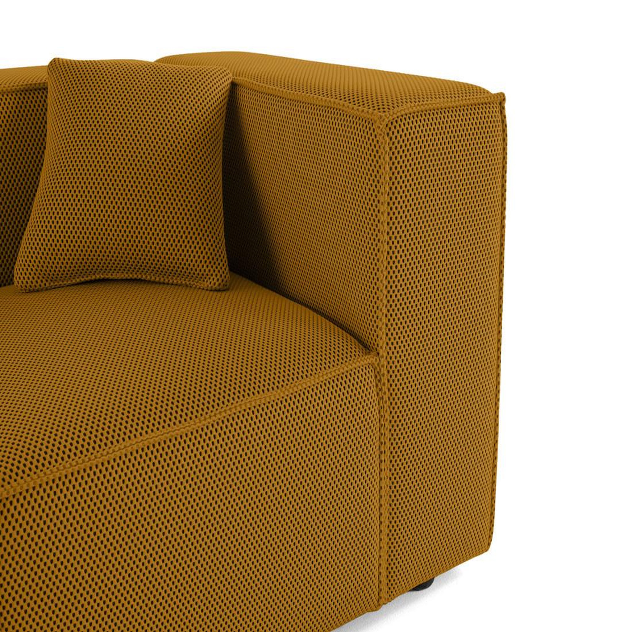 Voir la diapositive 6 : LISA DESIGN Arty - module d'assise droit - en tissu mailles 3d