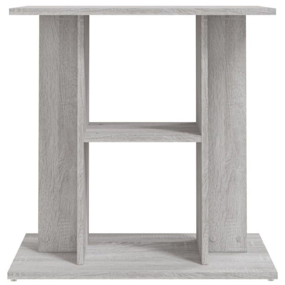 VIDAXL Support pour aquarium sonoma gris 60x30x60 cm bois d ingénierie