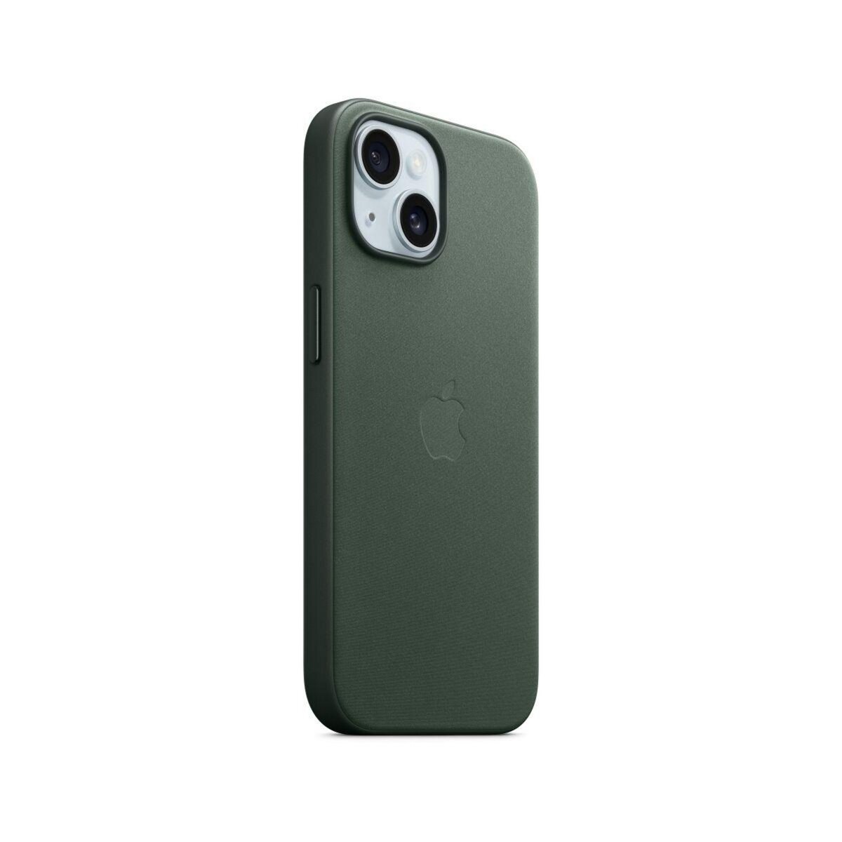 APPLE Coque iPhone 15 MagSafe tissage Chene vert