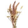 Voir la diapositive 2 : ATMOSPHERA Composition de Fleurs Séchées  Automne  40cm Rose