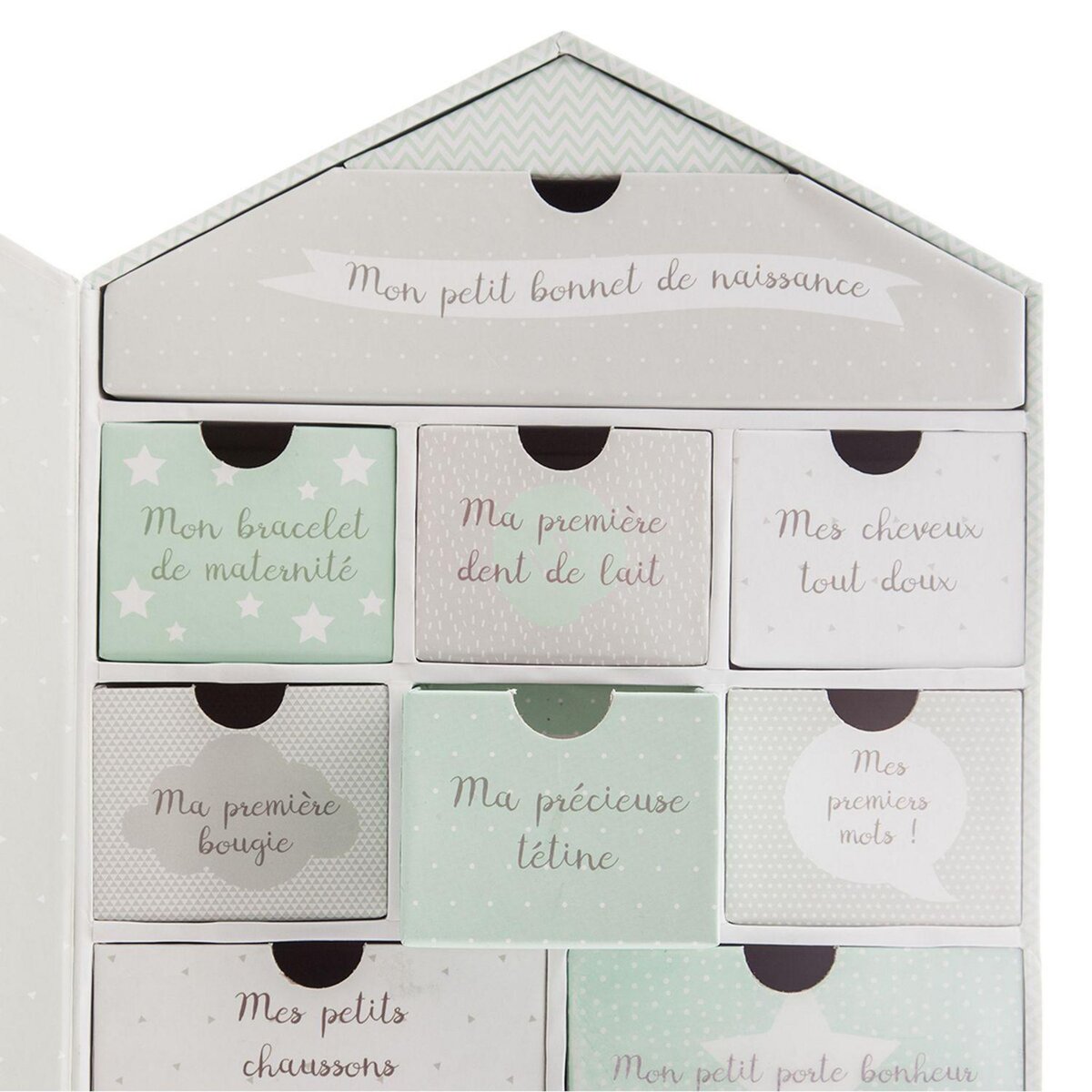 Atmosphera Kids Coffret de naissance Maison - 21 x 30 cm