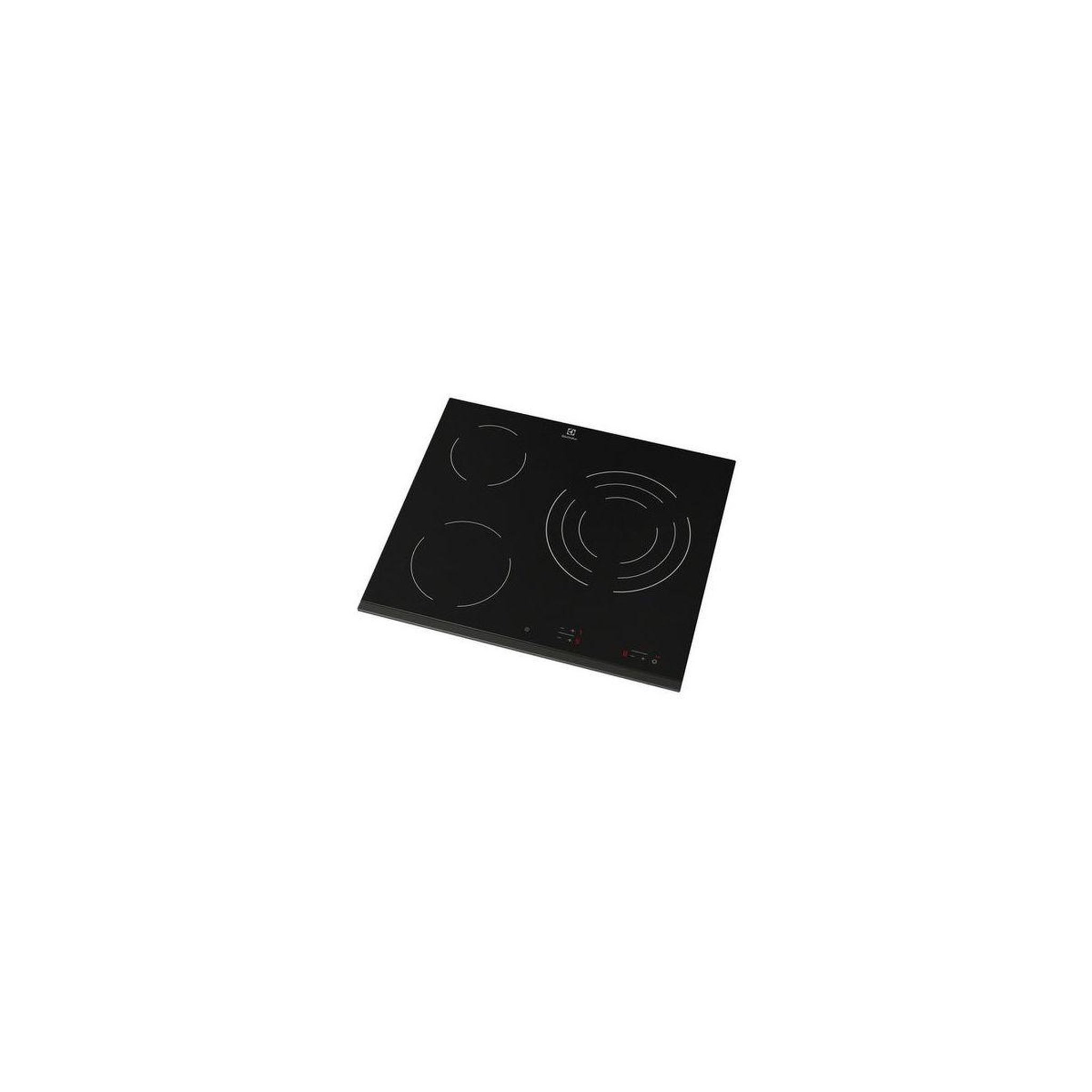 Voir la diapositive 2 : ELECTROLUX Plaque vitrocéramique BHV6232FOK - 3 foyers Noir
