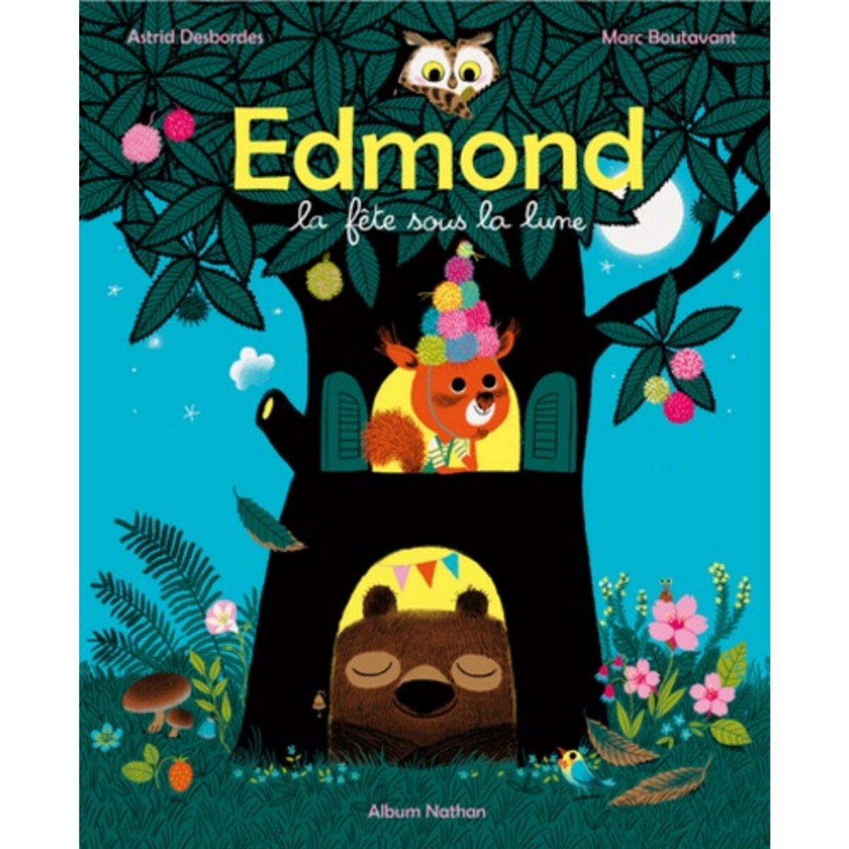 Livre Pop-up - Edmond et ses amis - La fête sous la lune - Dès 3 ans