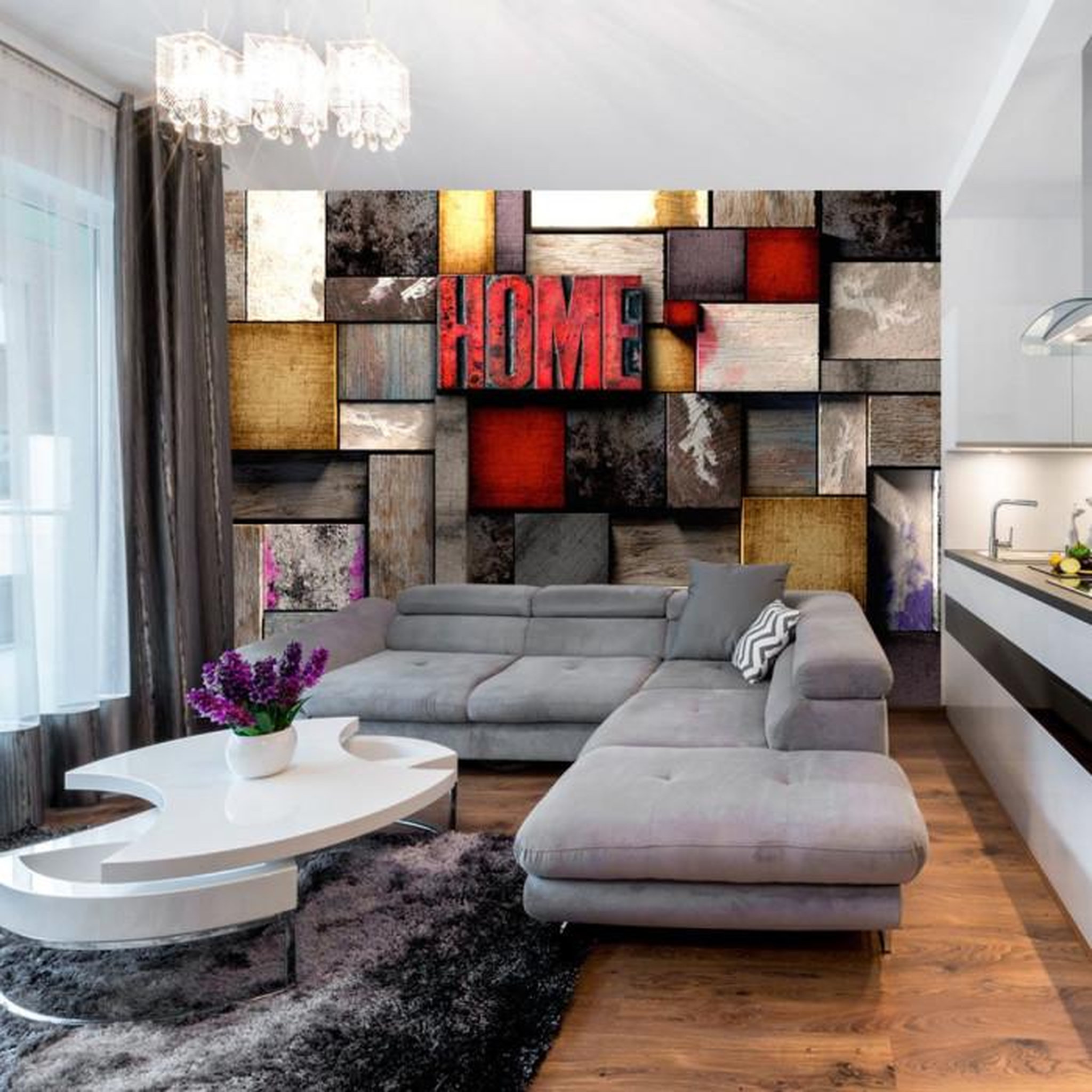 Paris Prix Papier Peint  Colorful Home. Coloris disponibles : Multicolore