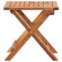 Voir la diapositive 3 : VIDAXL Table pliable de jardin 40x40x40 cm Bois d'acacia massif