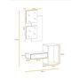 Voir la diapositive 5 : Paris Prix Ensemble Dressing Design  Easy I  170cm Naturel