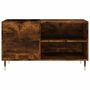 Voir la diapositive 4 : VIDAXL Armoire a disques chene fume 85x38x48 cm bois d'ingenierie