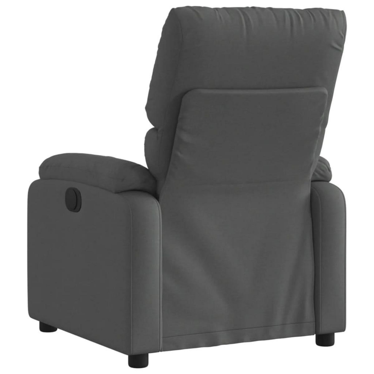 VIDAXL Fauteuil inclinable electrique Gris fonce Tissu