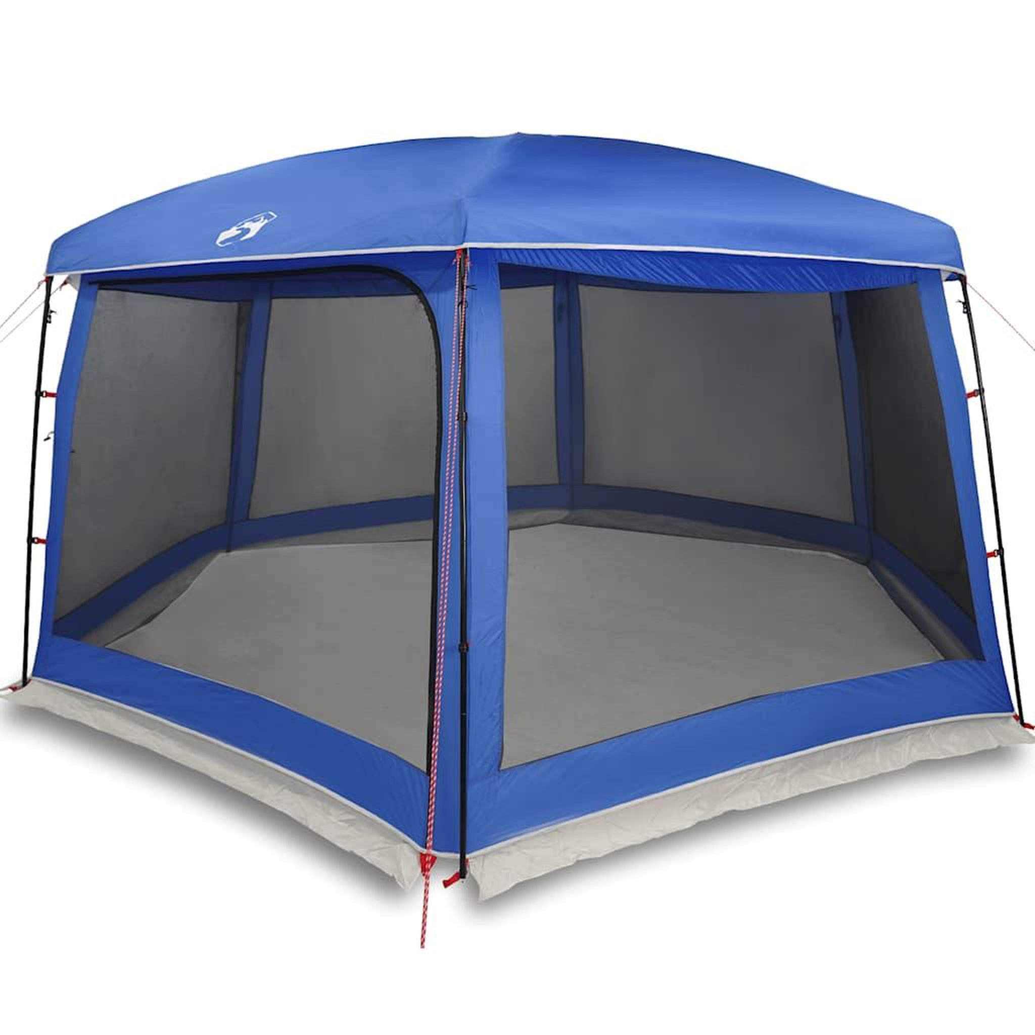 Voir la diapositive 2 : VIDAXL Tente de piscine moustiquaire amovible parois maille bleu azur