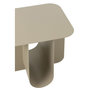 Voir la diapositive 4 : Paris Prix Table d'Appoint Carrée en Métal  Reva  39cm Beige