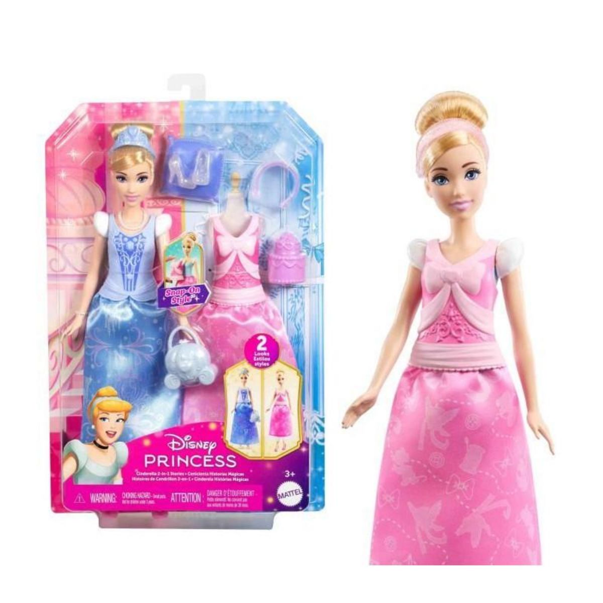 DISNEY PRINCESS CENDRILLON ET TENUES