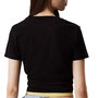 Voir la diapositive 2 : CALVIN KLEIN JEANS T-shirt Noir Femme Calvin Klein Jeans Monologo Baby