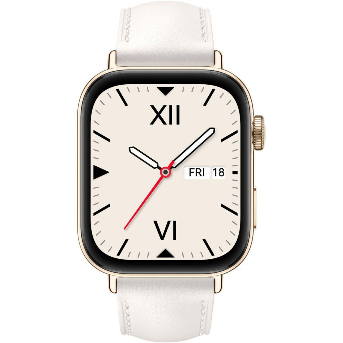 HUAWEI Montre connectée Watch Fit 3 Cuir Blanc