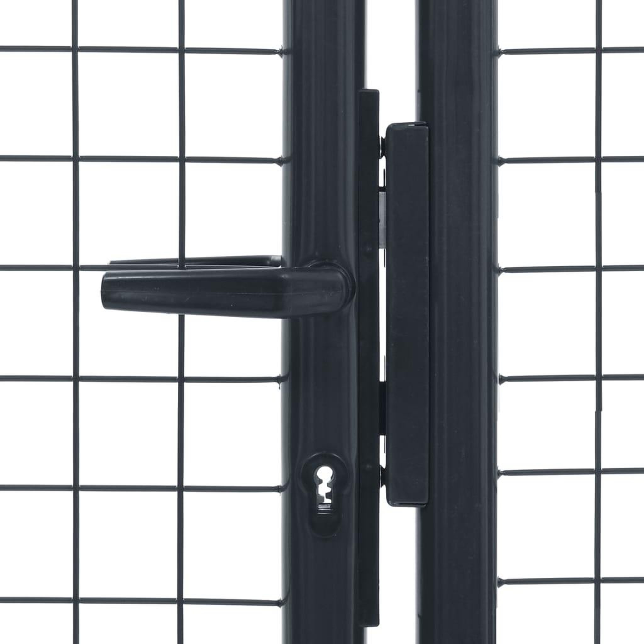 Voir la diapositive 4 : VIDAXL Portail en maille de jardin Acier galvanise 400 x 150 cm Gris