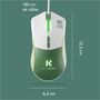 Voir la diapositive 5 : SKILLKORP Souris Gamer Filaire M5 ECO VERTE Access