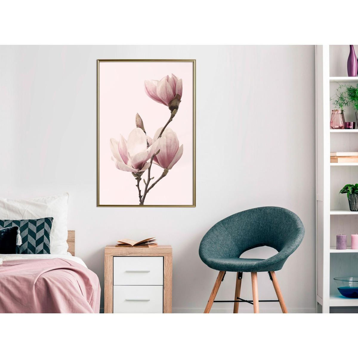 Paris Prix Affiche Murale Encadrée  Blooming Magnolias III