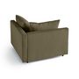 Voir la diapositive 4 : LISA DESIGN Edinburg - module d'assise d'angle droit - en velours côtelé