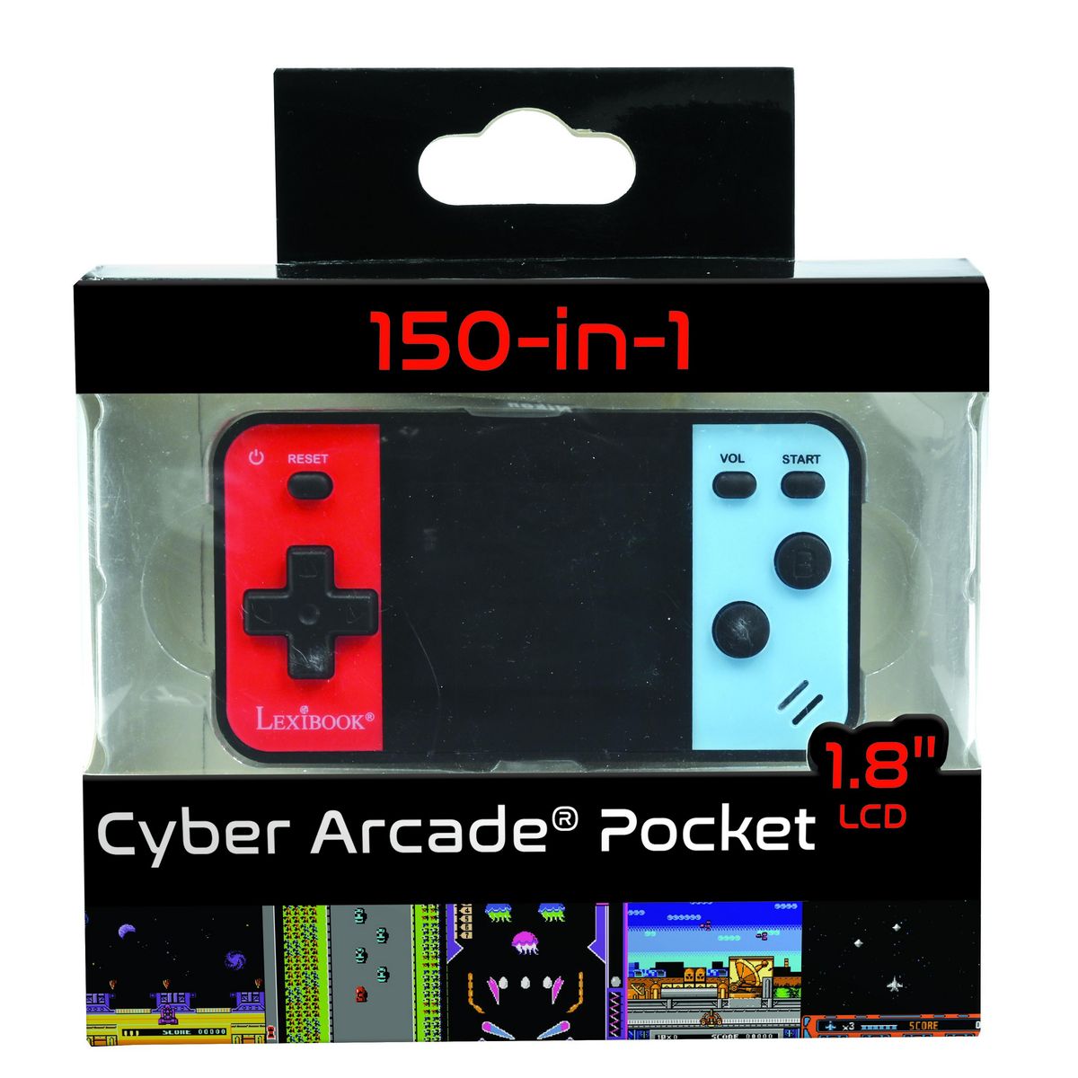 Lexibook Mini Console de jeux portable couleur Cyber Arcade Pocket