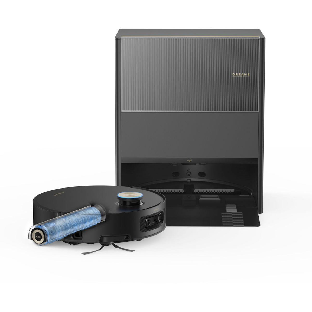 DREAME Robot Aspirateur Laveur Aqua10 Ultra Roller Complete noir