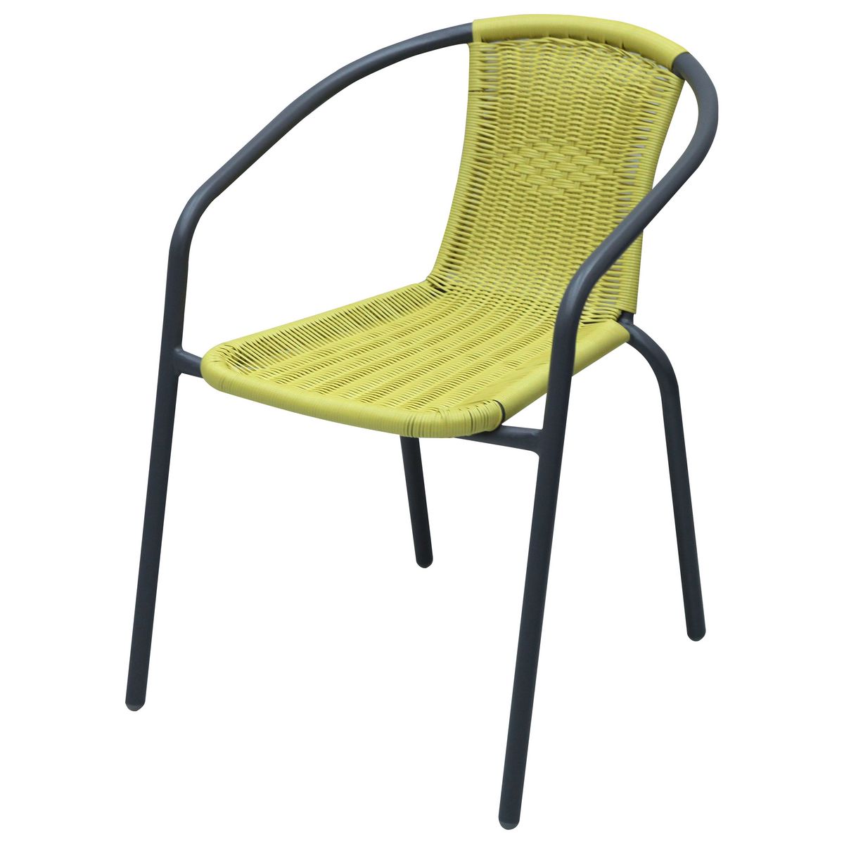 Chaise de jardin vert anis BISTROT