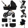 Voir la diapositive 1 : KINDERKRAFT Poussette 4en1 MOOV 2 roues EVA