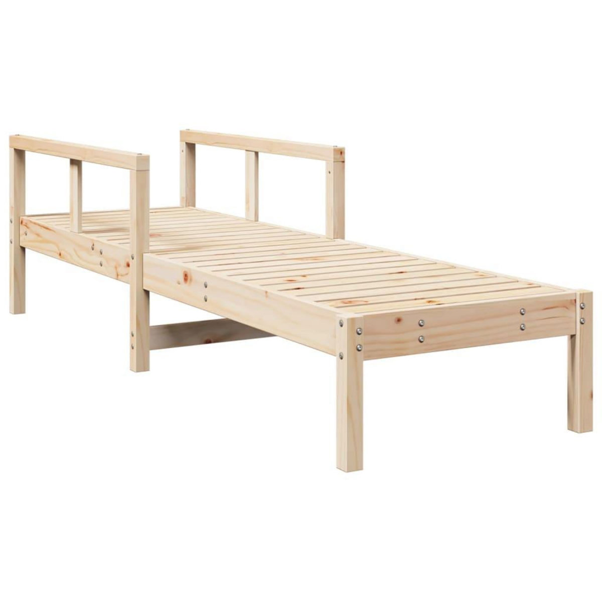 VIDAXL Chaise longue 199,5x62x55 cm bois massif de pin