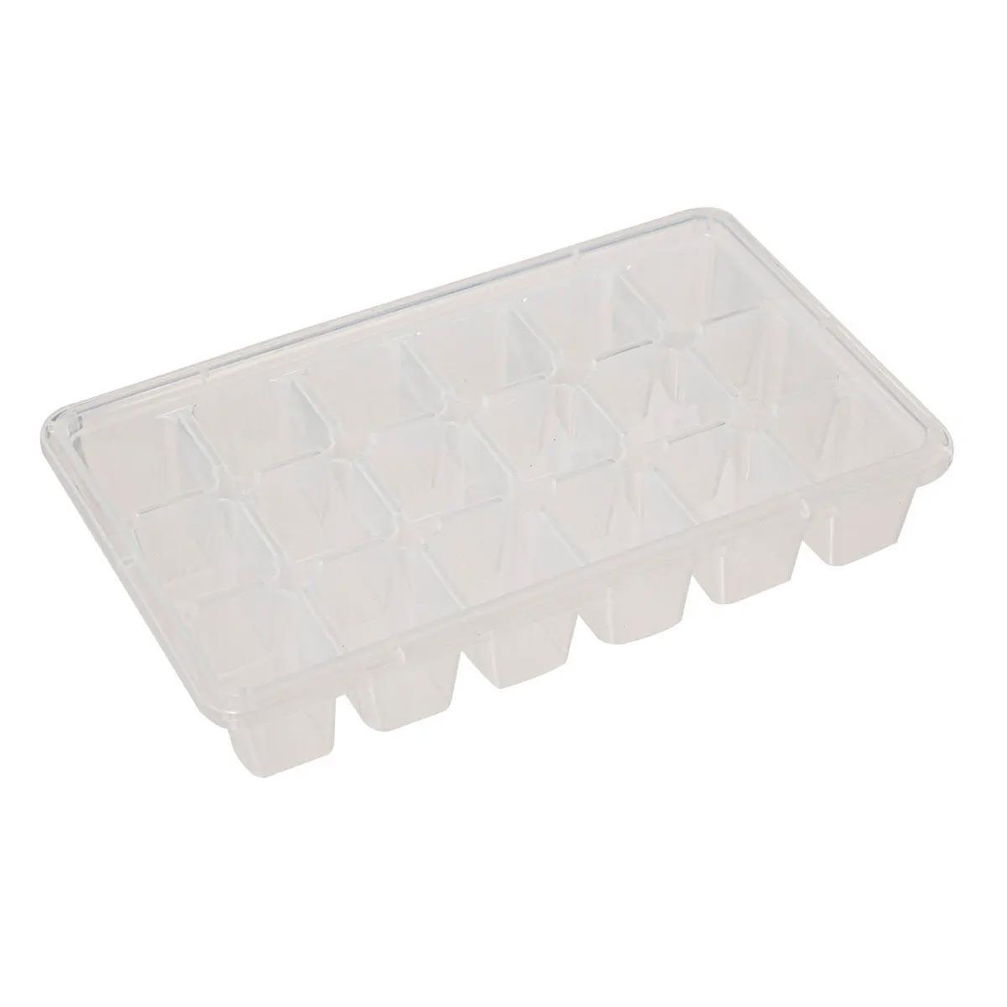 Voir la diapositive 2 : FIVE Bac à glaçons avec couvercle  18 cavités  20cm bleu artic