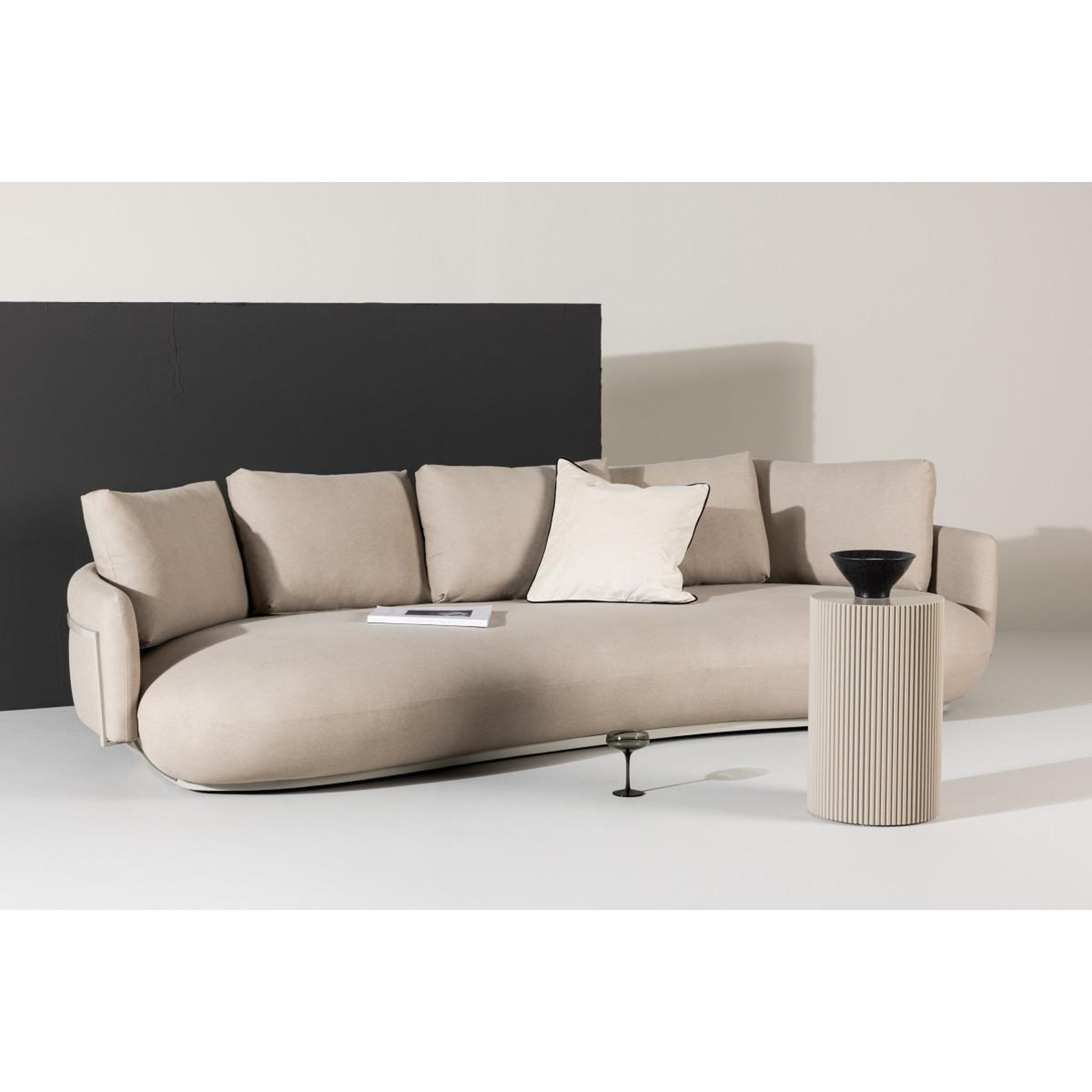 Voir la diapositive 6 : Paris Prix Canapé design 4 places  stellar  275cm beige