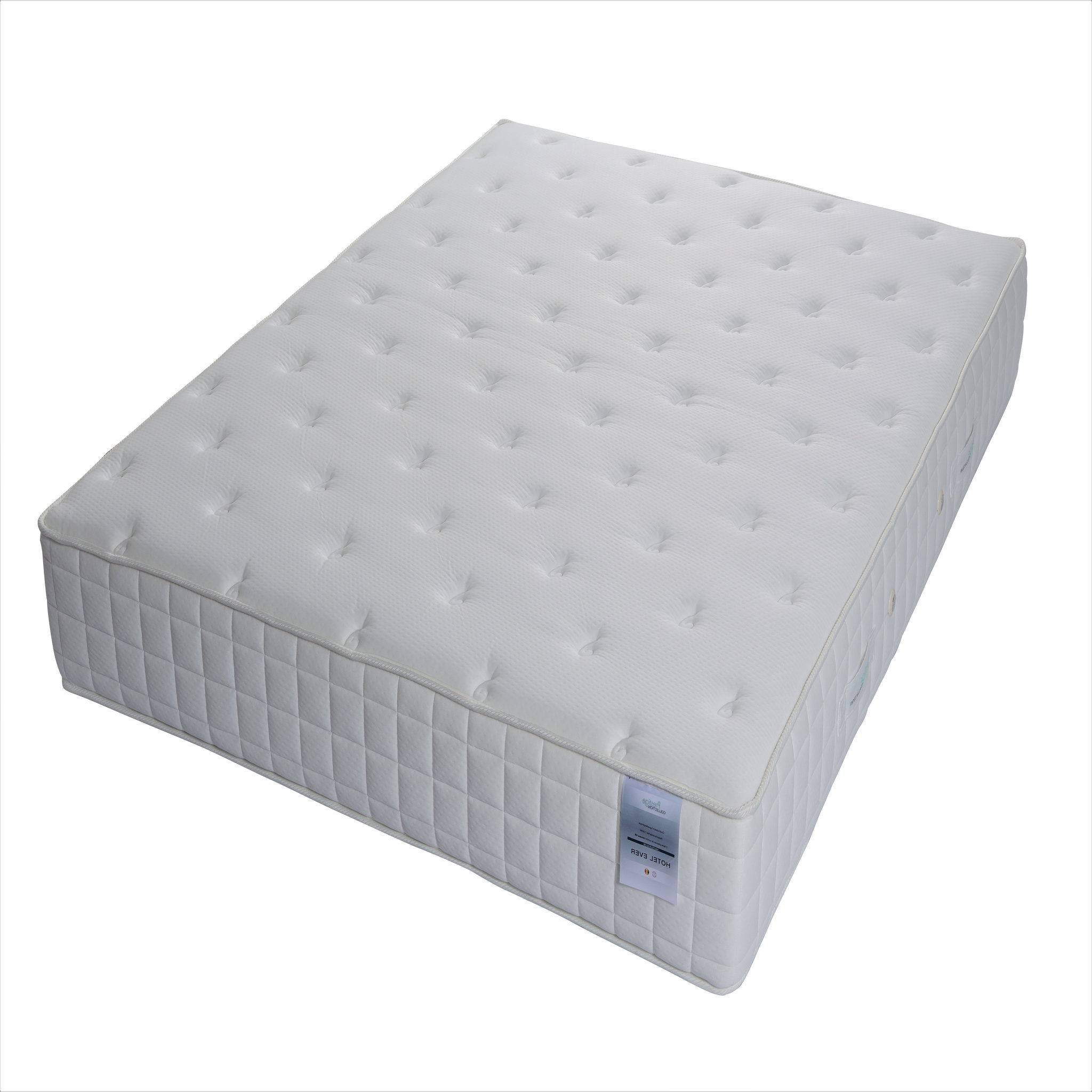 Voir la diapositive 3 : PRESTIGE Collection Ensemble matelas mousse 30cm accueil mémoire de forme 160x200 cm+ sommier 2x80x200 cm HOTEL MEMO