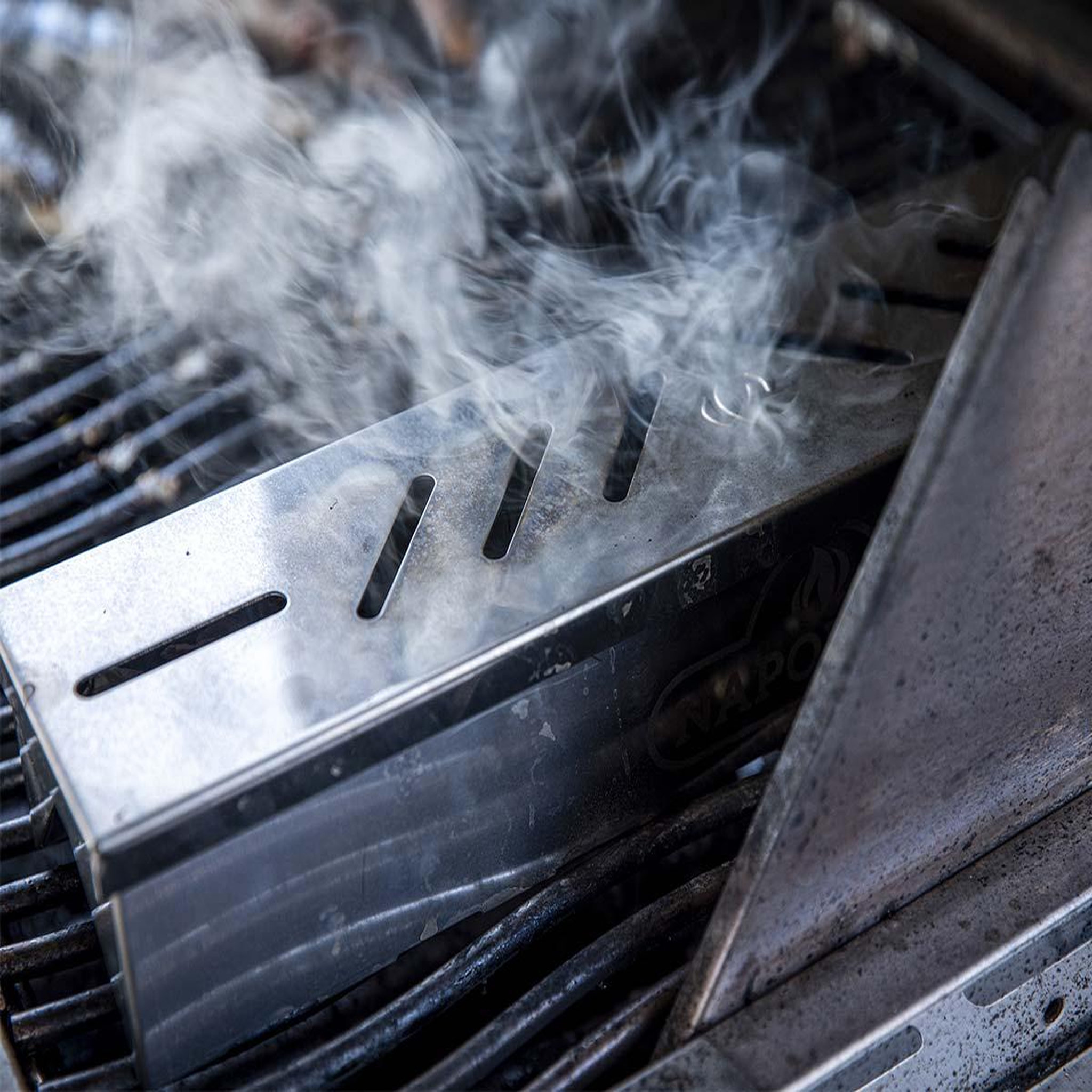 Voir la diapositive 2 : NAPOLEON Fumoir barbecue boitier de fumage