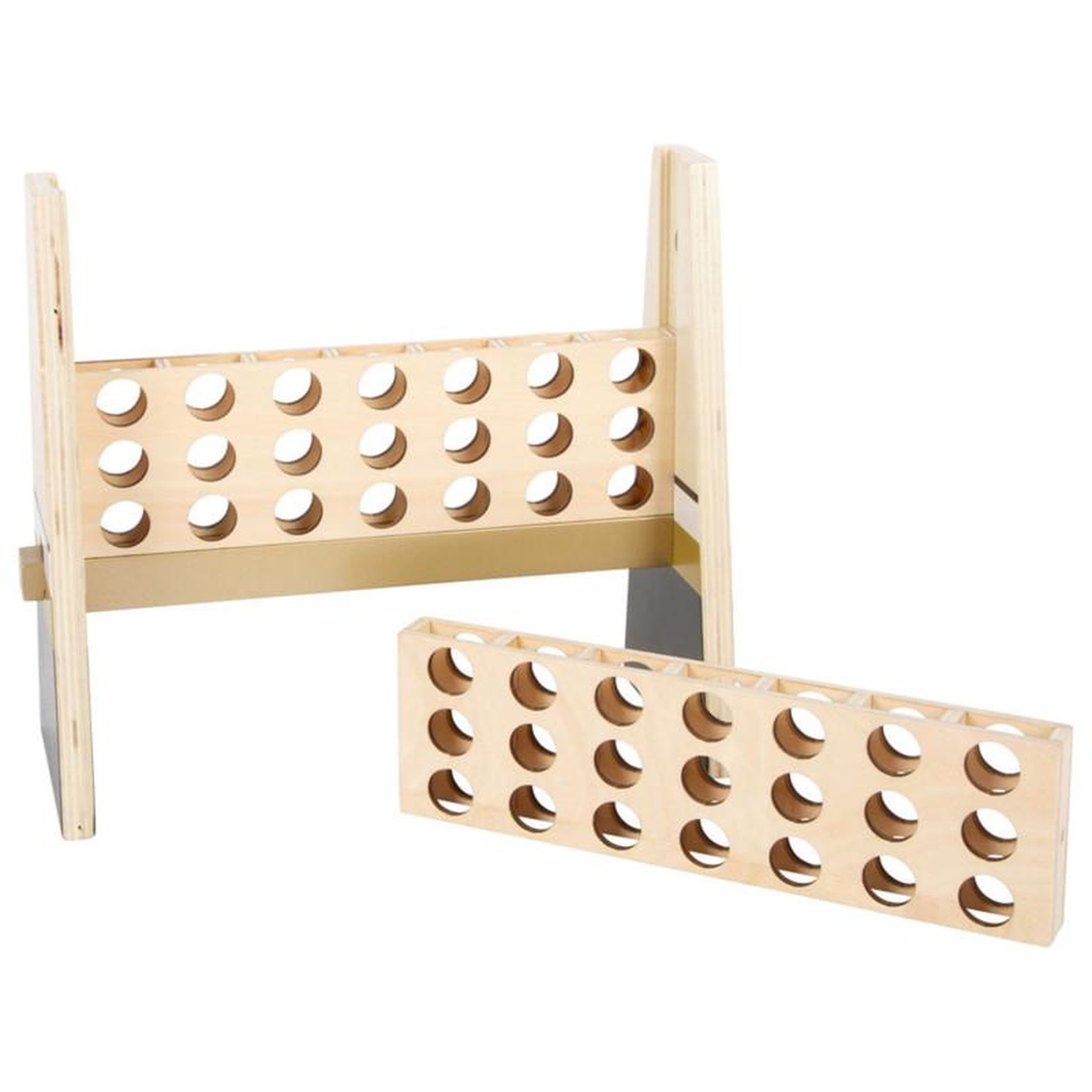 Voir la diapositive 4 : SMALL FOOT Small Foot - Four in 1 Line Wood Gold Edition Game 12219