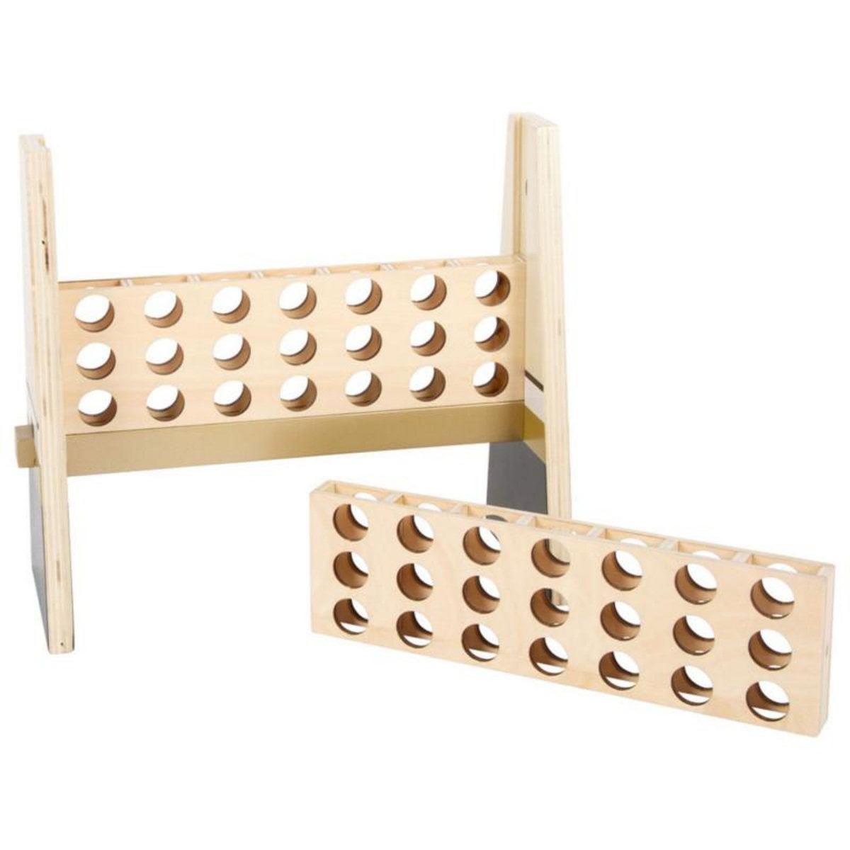 SMALL FOOT Small Foot - Four in 1 Line Wood Gold Edition Game 12219