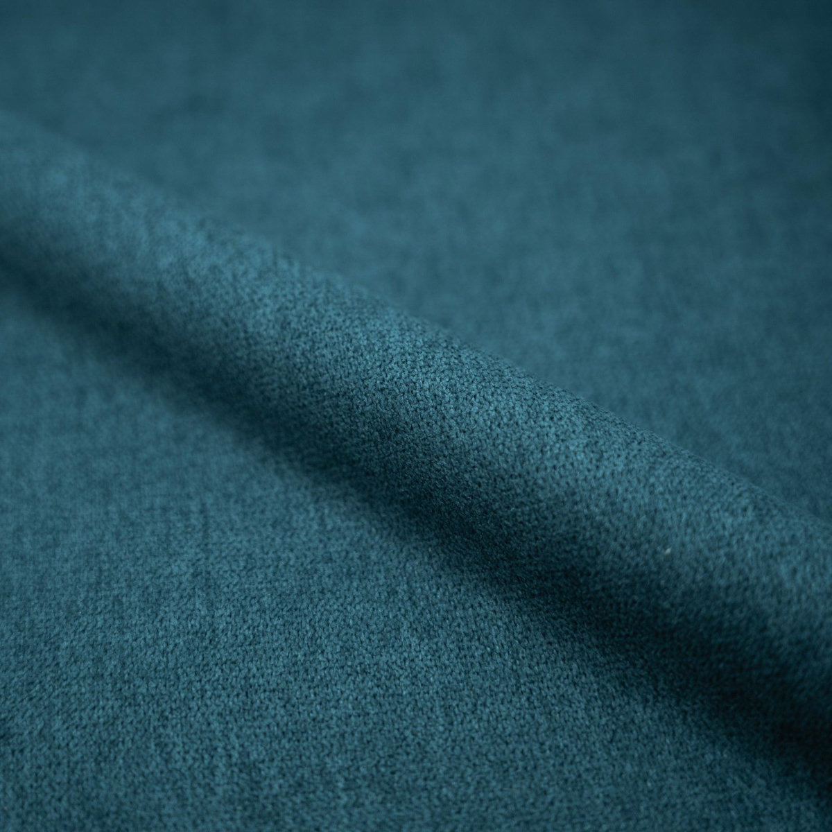 Rendez vous déco Lot de 2 chaises en bois clair et tissu bleu canard - Alba