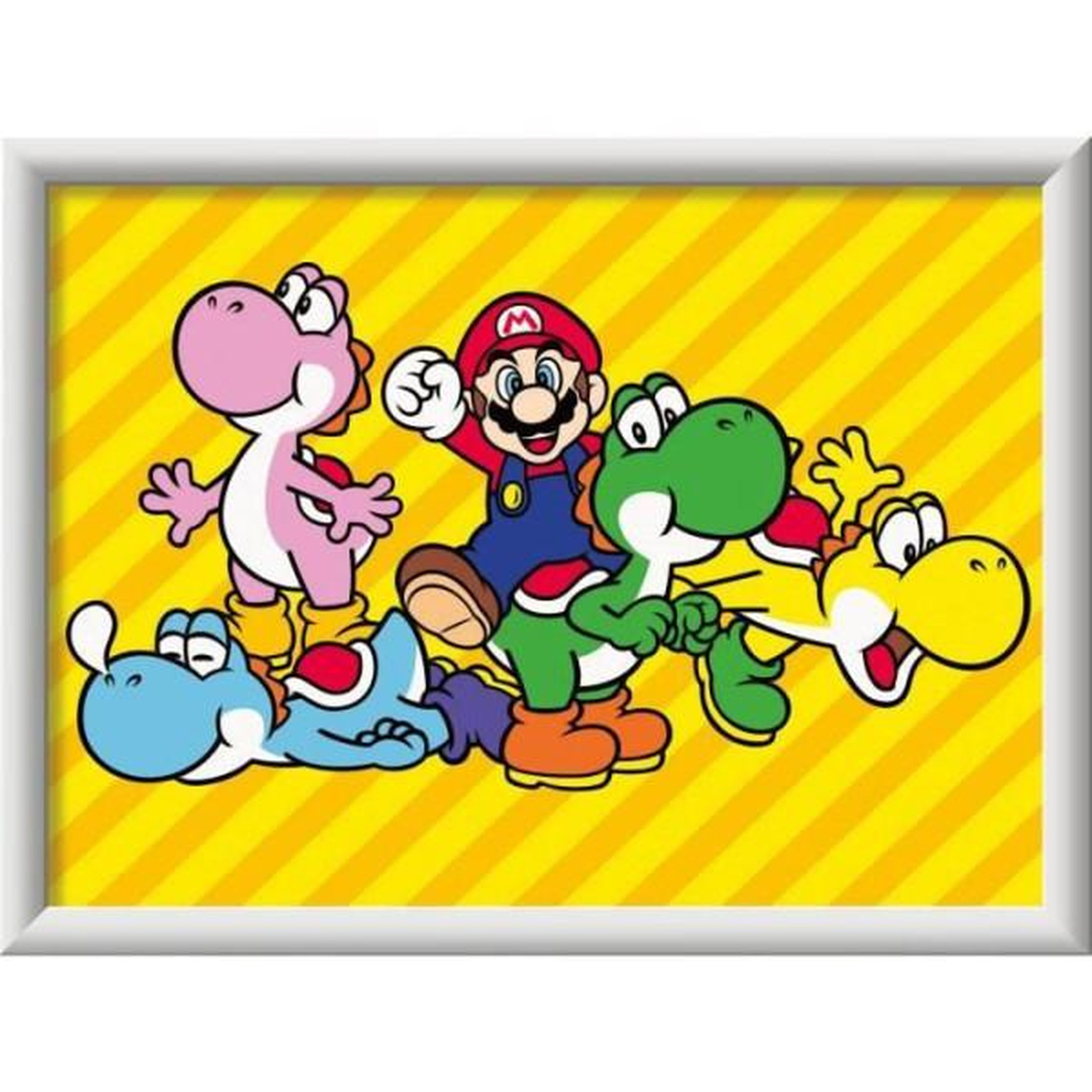 Voir la diapositive 2 : RAVENSBURGER Creart kids 18x24cm super mario, kit de peinture par numéros numéro d'art, des 7 ans, 25529, ravensburger