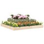 Voir la diapositive 3 : VIDAXL Jardiniere 110x110x27 cm Bois massif de pin